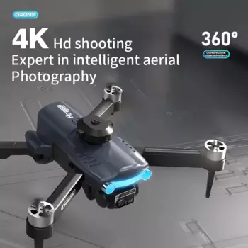 Радиоуправляемый Дрон 4K с двойной камерой, оптический поток, бесщеточный пульт дистанционного управления, профессиональная антенна, вертолет на радиоуправлении