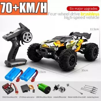 Радиоуправляемый внедорожник 4x4 16101PRO/16102PRO, Бесщеточный 2,4G Радиоуправляемый автомобиль 4WD 1/16, высокоскоростной Радиоуправляемый грузовик, дрифт, радиоуправляемая машина, игрушки для мальчиков
