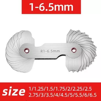 Радиусные шаблоны ZUIDID R1-6.5 7-14.5 15-25