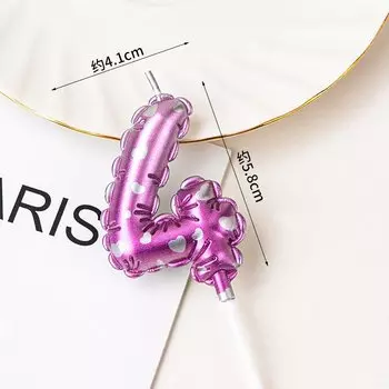 Радужная цифровая свеча MOONBIFFY 0-9