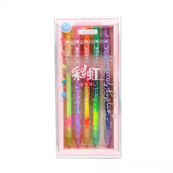 Радужная гелевая ручка ZYCC