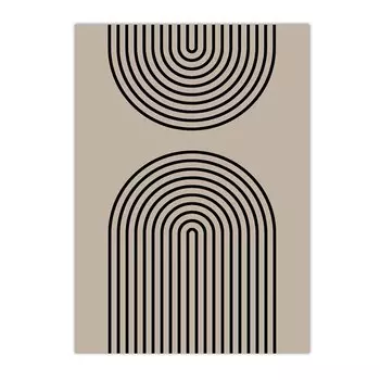 Радужная линия картина на холсте ARDOR