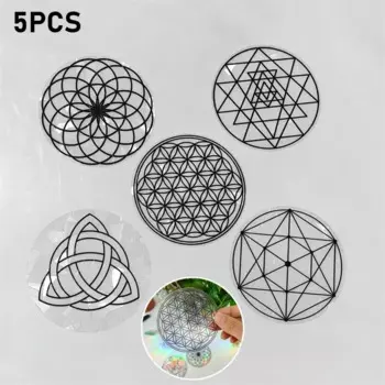 Радужные наклейки на стену MOONBIFFY