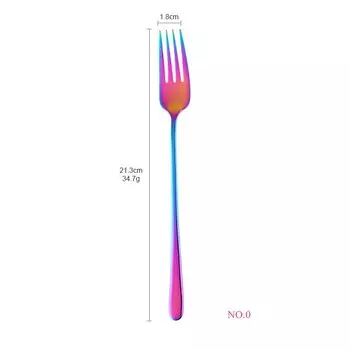 Радужные вилки Buy Go из нержавеющей стали
