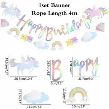 Радужный единорог фольгированный шар EsenTroye