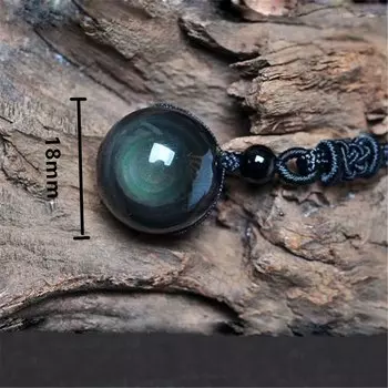 Радужный обсидиан кулон MUSESQIAO