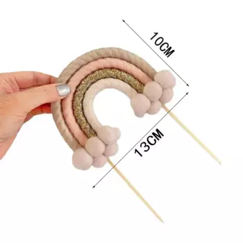 Радужный топпер для торта Wangchao Craft