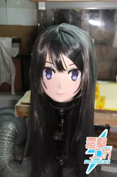 (RAIGEKI 174) Силиконовая маска на голову Хэллоуин Косплей Cross Dressing BJD DOLL Comiket Мультяшный персонаж Аниме Косплей Маска кигуруми