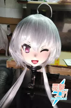 (RAIGEKI 177) Силиконовая маска на голову Хэллоуин Косплей Cross Dressing BJD DOLL Comiket Мультяшный персонаж Аниме Косплей Маска кигуруми