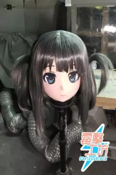 (RAIGEKI 179) Силиконовая маска на голову Хэллоуин Косплей Cross Dressing BJD DOLL Comiket Мультяшный персонаж Аниме Косплей Маска кигуруми