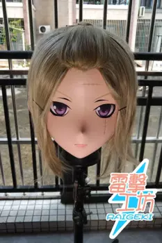 (RAIGEKI MAKS 06) Смола 3/4 Голова Женщина/Девушка Кигуруми Аниме Косплей Маски Crossdress Япония Роль Лолита Трансвестит Кукла BJD Cos