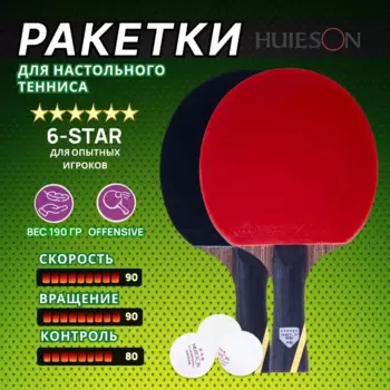 Ракетка для настольного тенниса, двусторонняя Базовая пластина из тополя, горизонтальная и прямая ракетка для пинг-понга с длинной ручкой