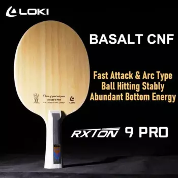 Ракетка для настольного тенниса LOKI RXTON 9Pro, ракетка из углеродного волокна 5 и 2 CNF + ракетка для пинг-понга для продвинутых игроков, для быстрой атаки
