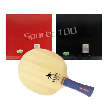 Ракетка для настольного тенниса Sanwei M8 Pro Combo, резина 2x729 с губкой для весла, длинная ракетка Shakehand FL