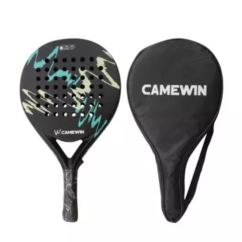 Ракетка для пляжного тенниса CAMEWIN, профессиональная карбоновая ракетка из углеродного и стекловолокна, теннисная ракетка с мягким лицом и сумкой