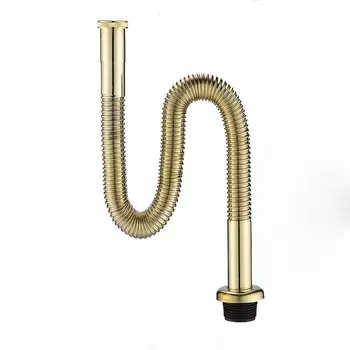 Раковина из латуни Ferond с золотым сливом DR228