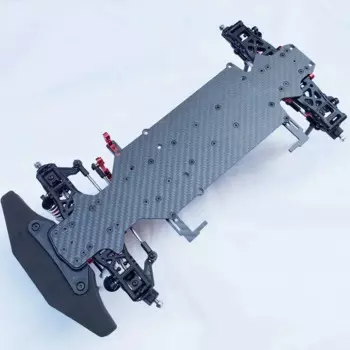 Рама кузова автомобиля на радиоуправлении, колесная база 260 мм, система вождения 4WD для гоночных деталей 1/10, обновления, аксессуары