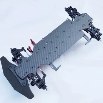 Рама кузова автомобиля на радиоуправлении, колесная база 260 мм, система вождения 4WD для гоночных деталей 1/10, обновления, аксессуары