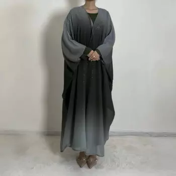 Рамадан, мусульманская абайя, комплект для женщин, платье, кардиган, молитвенная одежда, кафтаны, арабский, турецкий, мусульманский, платье, женское платье Djellaba