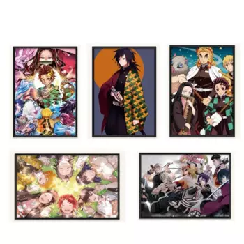 Рамка A4 с изображением демонов-убийц