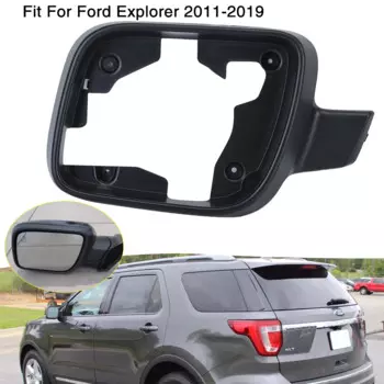 Рамка бокового зеркала автомобиля для Ford Explorer 2011-2019, крышка дверного зеркала, чехол для дома, авто, левая и правая отделка корпуса, версия США