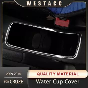 Рамка чашки с водой на консоли автомобиля для Chevrolet Cruze Sedan Hatchback 2009-2015, наклейка, декоративная отделка, аксессуары для интерьера
