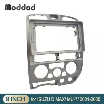 Рамка для автомобильного радио 9 дюймов для ISUZU D MAX MU-7 CHEVROLET Колорадо 2001-2005 Стерео GPS DVD-плеер устанавливаемая объемная панель Лицевая панель