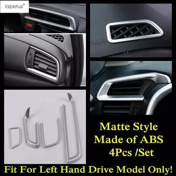 Рамка вентиляционного отверстия для приборной панели, оконный подъемник/крышка переключения передач, отделка ABS, аксессуары для интерьера для Honda FIT Jazz 2014-2019