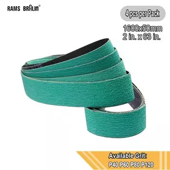 RAMS BRALIN шлифовальные ленты из твердого металла P40 P60 P80 P120 4 шт.