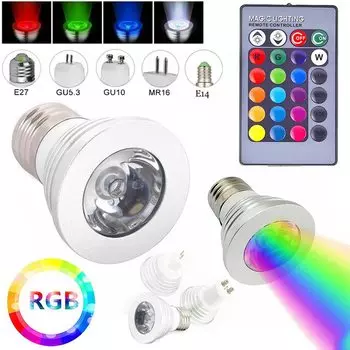 RANPO RGB прожекторные лампы 3Вт