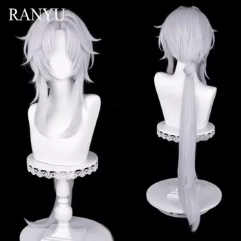 RANYU Honkai Star Rail YingXing парик синтетический длинный прямой серый белый парик для косплея из Аниме волос термостойкий парик для искусственных волос