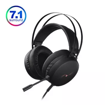 RAPOO VH310 игровая гарнитура Gamer наушники 7,1 объемный звук стерео наушники USB микрофон дыхание RGB светодиодный светильник PC Gamer