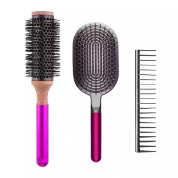 Расческа с подушкой безопасности для Dyson, Расческа с широкими зубьями и массажная подушка безопасности