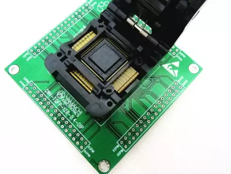 Раскладушка IC51-1284-1788/QFP128/LQFP БЛОК ПРОГРАММИРОВАНИЯ сгорания YAMAICHI состаренные сгораемые блоки стенд