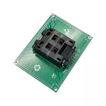 Раскладушка PQFP100 TQFP100 QFP100 LQFP100 шаг 0,65 мм с печатной платой IC Горящее сиденье Адаптер испытательное сиденье Испытательный стенд