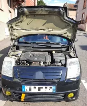 Распорки капота для Citroen C2 2003-2009, модификация капота двигателя, гидравлический демпфер, опора подъема, стержень поршня, фотоэлемент