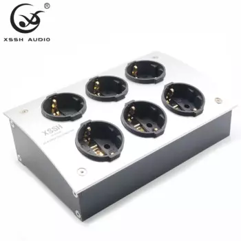 Распределитель питания переменного тока XSSH Audio e-TP60, FI-E30, 125, ЕС, Shuko, 250-в, Гц, 16 А, входная электрическая розетка IEC