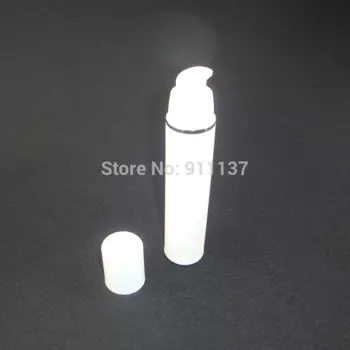 Распродажа, 50 шт., Белая пустая пластиковая бутылка с насосом 50 мл, пластиковая бутылка с распылителем 50 мл, пластиковая косметическая бутылка с распылителем 50 мл с насосом