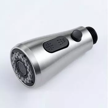 Распылитель для кухонного крана, матовый, 1 шт., черный, распылительная головка для смесителя, насадка для кухонной раковины, запасная часть, головка для крана