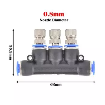 Распылители водяного тумана 6 мм, 5 шт