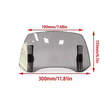 Расширение ветрового стекла мотоцикла универсальный для BMW R1200GS R1250GS F800GS LC увеличитель ветрового стекла отражатель аксессуары
