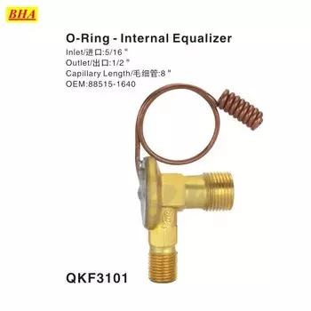 Расширительный клапан интерфейса испарителя автомобильного кондиционера 5/16, уплотнительное кольцо, расширительный клапан 5/16, 1/2