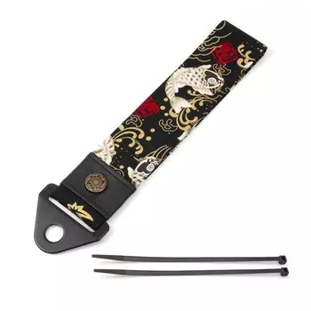 RASTP-28 см JDM Стиль Буксировочный ремень Гоночный катана Автомобильный буксирный ремень/буксирные веревки/крючки/буксирные стержни Полиэстер без винтов и гаек