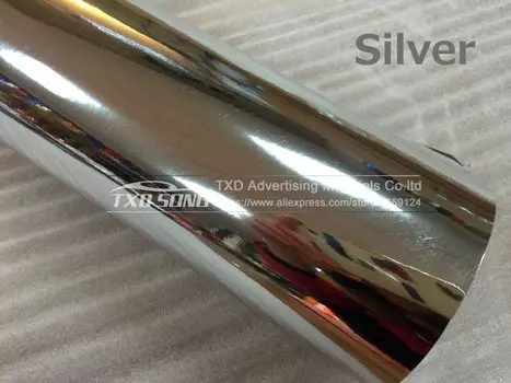 Растягивающееся зеркало, серебряное хромированное зеркало, гибкая виниловая пленка, рулонная пленка, автомобильная наклейка, лист наклеек