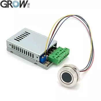 Растут K220 + R503 DC10-24V два реле Выход с администратора/конечным пользователем доступа по отпечаткам пальцев Управление доска 0,5 s-60s-нормально разомкнутый реле