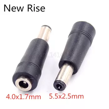 Разъем адаптера питания New Rise 4.0x1.7мм на 5.5x2.1мм