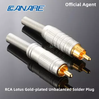 Разъем Canare RCA для подключения внешних фотографий, разбалансированный разъем RCA для аудио и видео