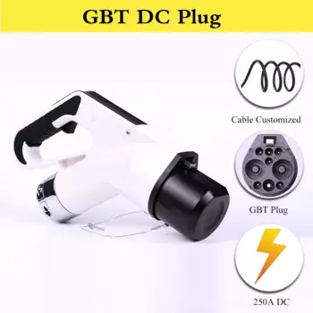 Разъем для быстрой зарядки электромобиля GBT DC 200A 250A EV