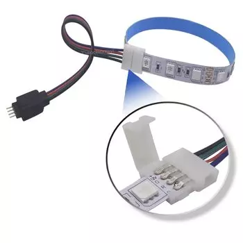 Разъем для светодиодной ленты 5050 RGB 16,5 см 4 контакта