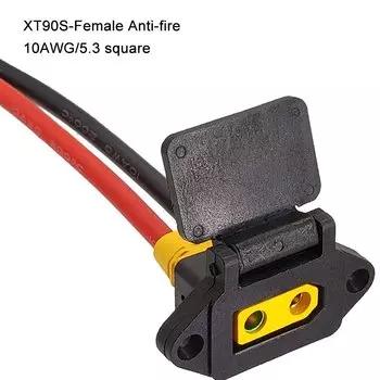 QS8-S XT90 Разъем для зарядки Мужской Женский Алмазный корпус XT90S Интерфейс модификации литиевой батареи для электромобиля с защитой от огня